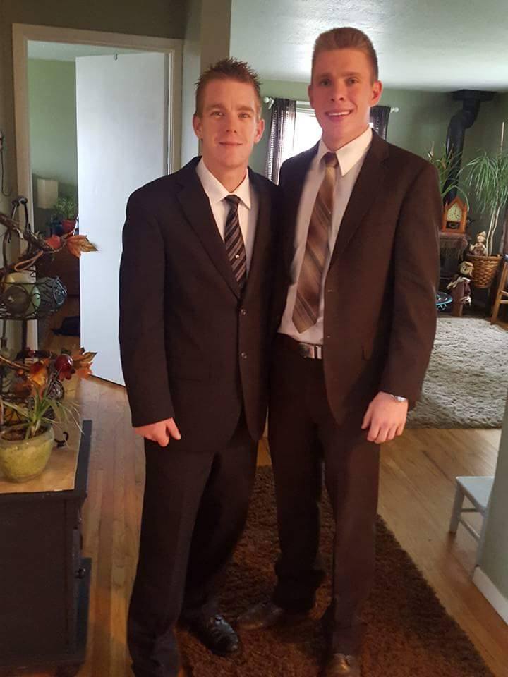 Kayden Carlos with brother Craig