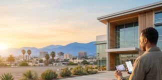 What Detox Programs in San Bernardino Accept IEHP Hopeful San Bernardino morning scene with a person holding an insurance card and phone, symbolizing finding an IEHP-accepting detox program and in-network medical detox in San Bernardino County
