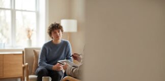 Co-Occuring Disorders Guide for Dual Diagnosis Co-occurring disorders (dual diagnosis) counseling session showing supportive, integrated mental health and addiction treatment in a calm therapy office