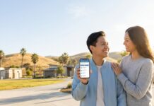 IEHP Murrieta Guide to Mental Health and SUD Care IEHP Murrieta behavioral health and substance use disorder (SUD) care guide—person using a provider directory on a phone with supportive companion in a hopeful Murrieta setting