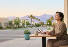 IEHP Ontario: How to Use Your Plan for Rehab Help Hopeful Ontario, California resident using a smartphone and health insurance card to find IEHP Ontario rehab help and behavioral health services through IEHP Medi-Cal