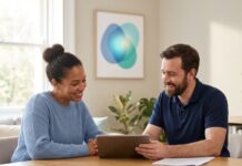 Co-Occuring Disorders and Why Integrated Care Helps Integrated care for co-occurring disorders (dual diagnosis) with therapist and patient in a calm counseling office, symbolizing mental health and addiction recovery support