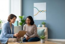 Co-Occuring Disorders and Dual Diagnosis Treatment Co-occurring disorders and dual diagnosis treatment—clinician and patient reviewing an integrated care plan in a calm, supportive clinic setting