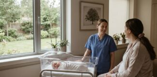 Do They Drug Test Baby After Delivery in California? newborn hospital bassinet