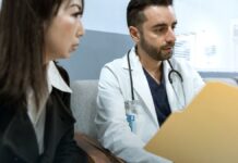 Cocaine and the Nose: What Snorting Actually Damages A clinician examining a patient during a medical appointment.